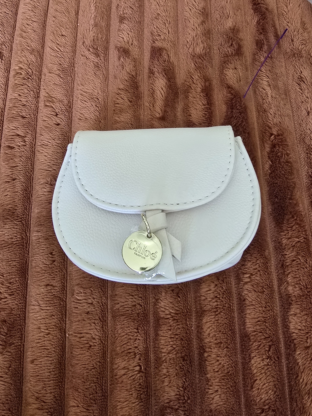 Chloé Light Pink Leather Small Coin Pouch - Picture 2 of 4